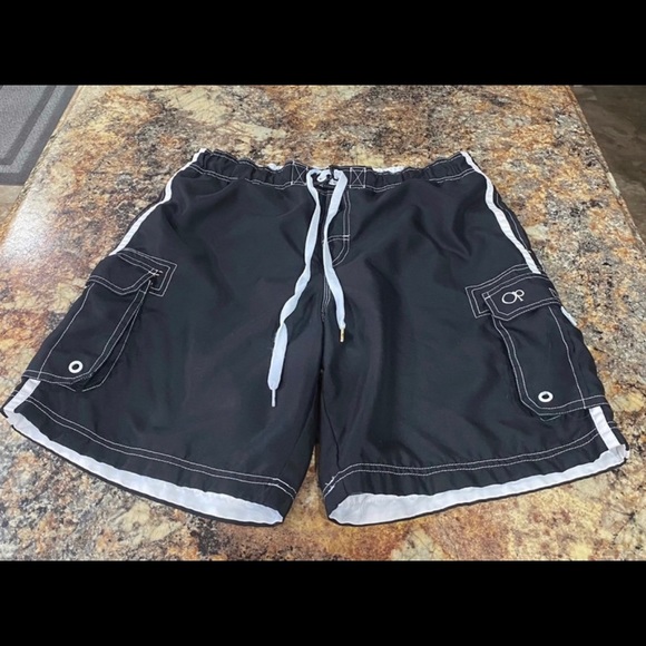 Ocean Pacific Men’s trunks are a size Large 36-38. - Picture 4 of 5